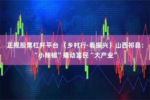 正规股票杠杆平台 （乡村行·看振兴）山西祁县：“小辣椒”撬动富民“大产业”