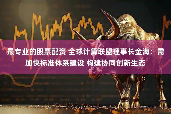 最专业的股票配资 全球计算联盟理事长金海：需加快标准体系建设 构建协同创新生态