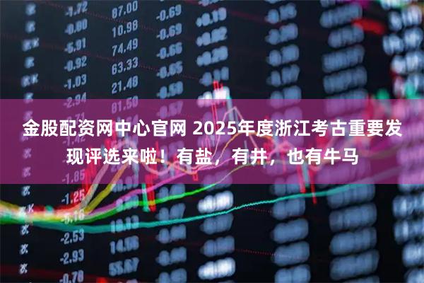 金股配资网中心官网 2025年度浙江考古重要发现评选来啦！有盐，有井，也有牛马